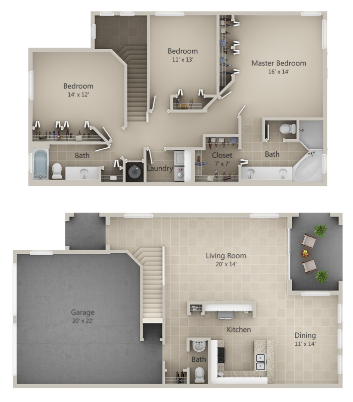 2D Floor Plan for The Royal